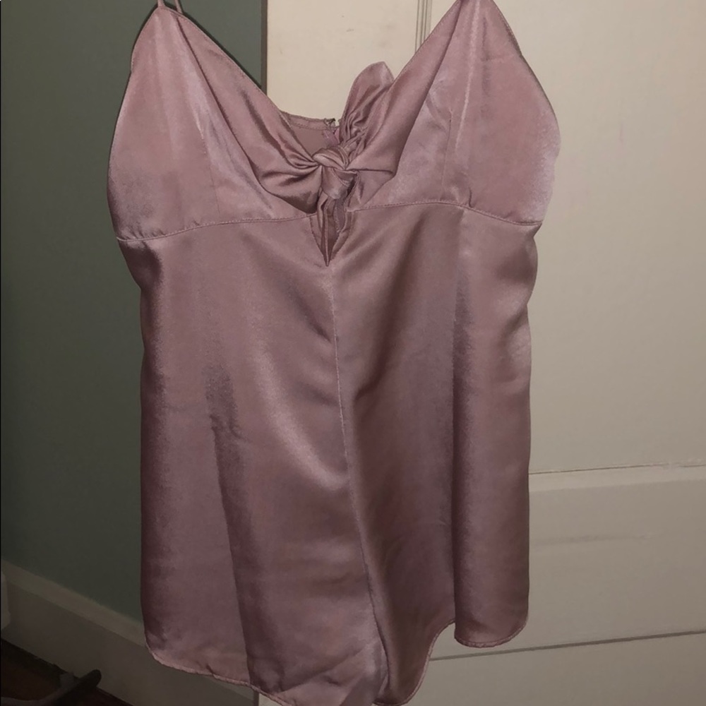 Pink Satin romper